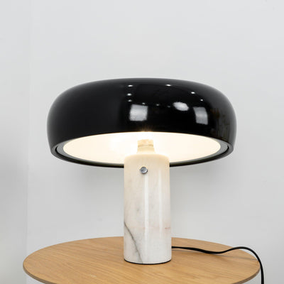 Art Marble Table Lamp with Italian Carrara Base