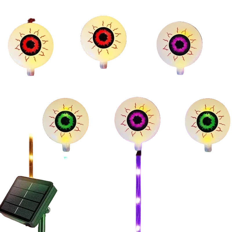 Solar-Powered Waterproof Santa Garden Lights