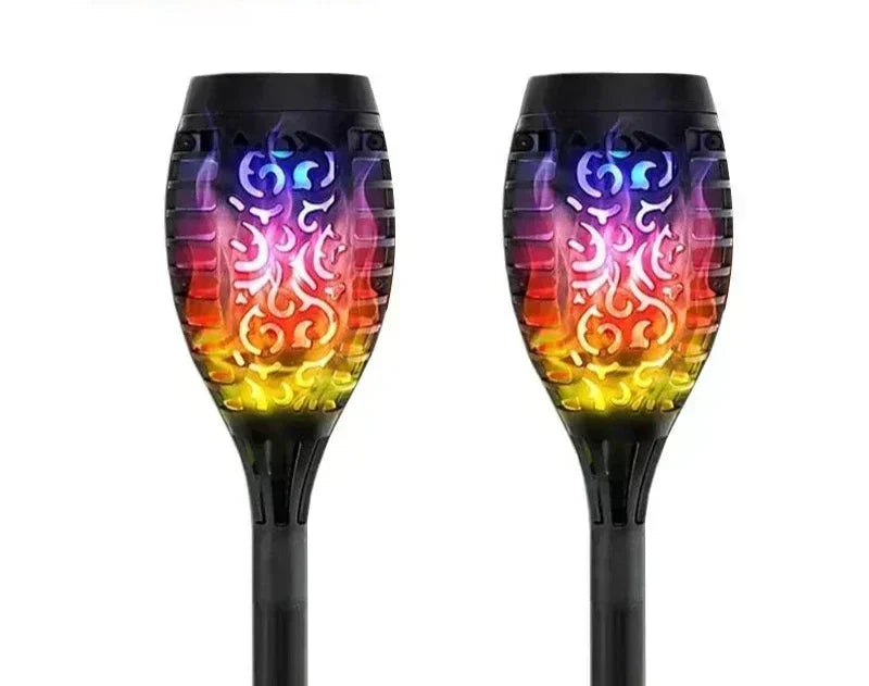 Solar-Powered Waterproof Santa Garden Lights