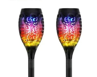 Solar-Powered Waterproof Santa Garden Lights