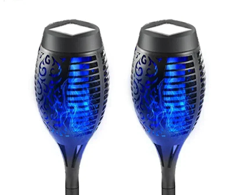 Solar-Powered Waterproof Santa Garden Lights