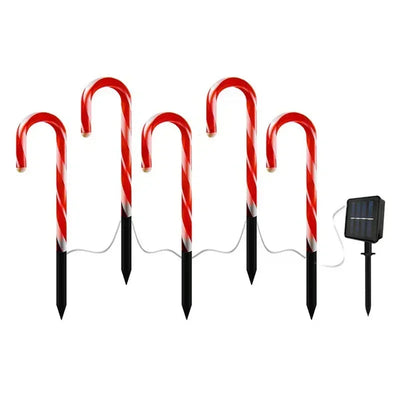 Solar-Powered Waterproof Santa Garden Lights