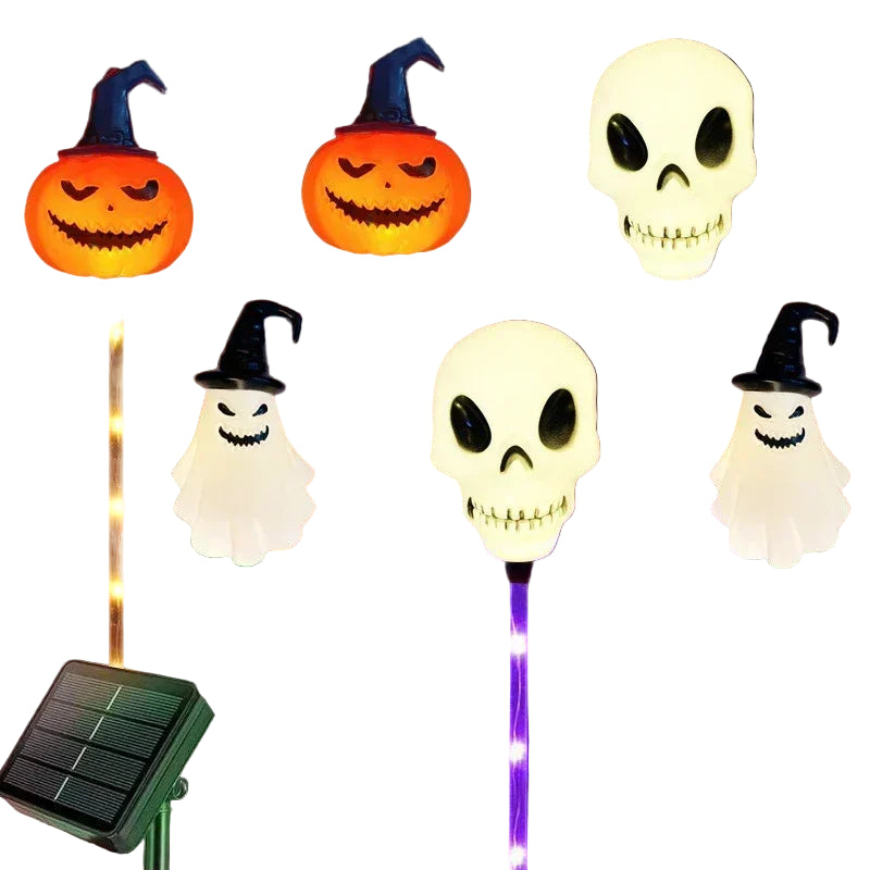 Solar-Powered Waterproof Santa Garden Lights