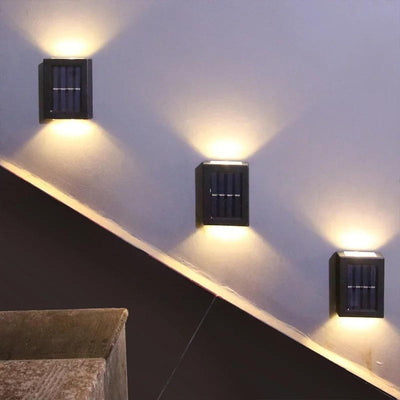 Solar Powered LED Outdoor Wall Lights – IP65 Weatherproof