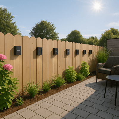 Solar Powered LED Outdoor Wall Lights – IP65 Weatherproof