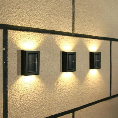 Solar Powered LED Outdoor Wall Lights – IP65 Weatherproof