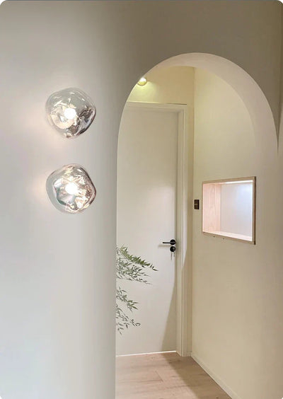Space Glass Wall Lamp for Modern Elegant Interiors