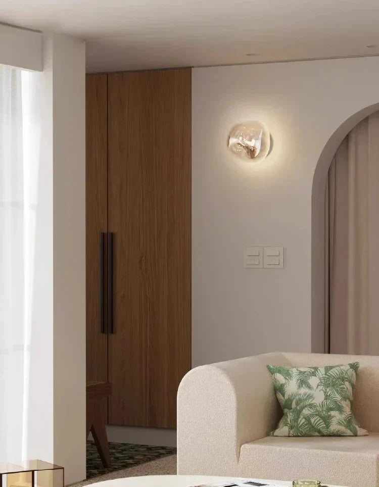 Space Glass Wall Lamp for Modern Elegant Interiors