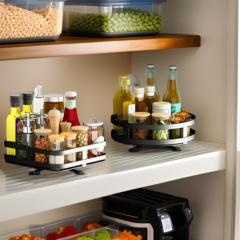 360° Rotating Spice Rack Organizer for Countertop