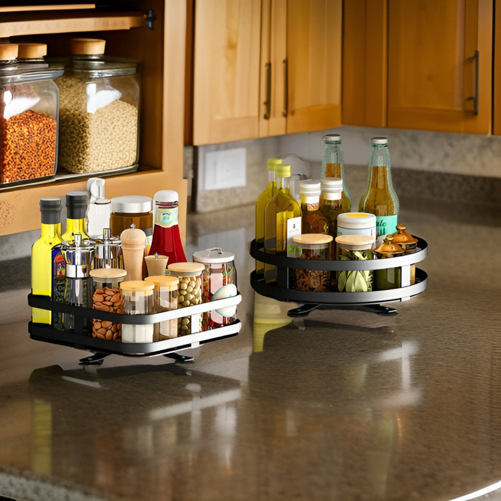 360° Rotating Spice Rack Organizer for Countertop