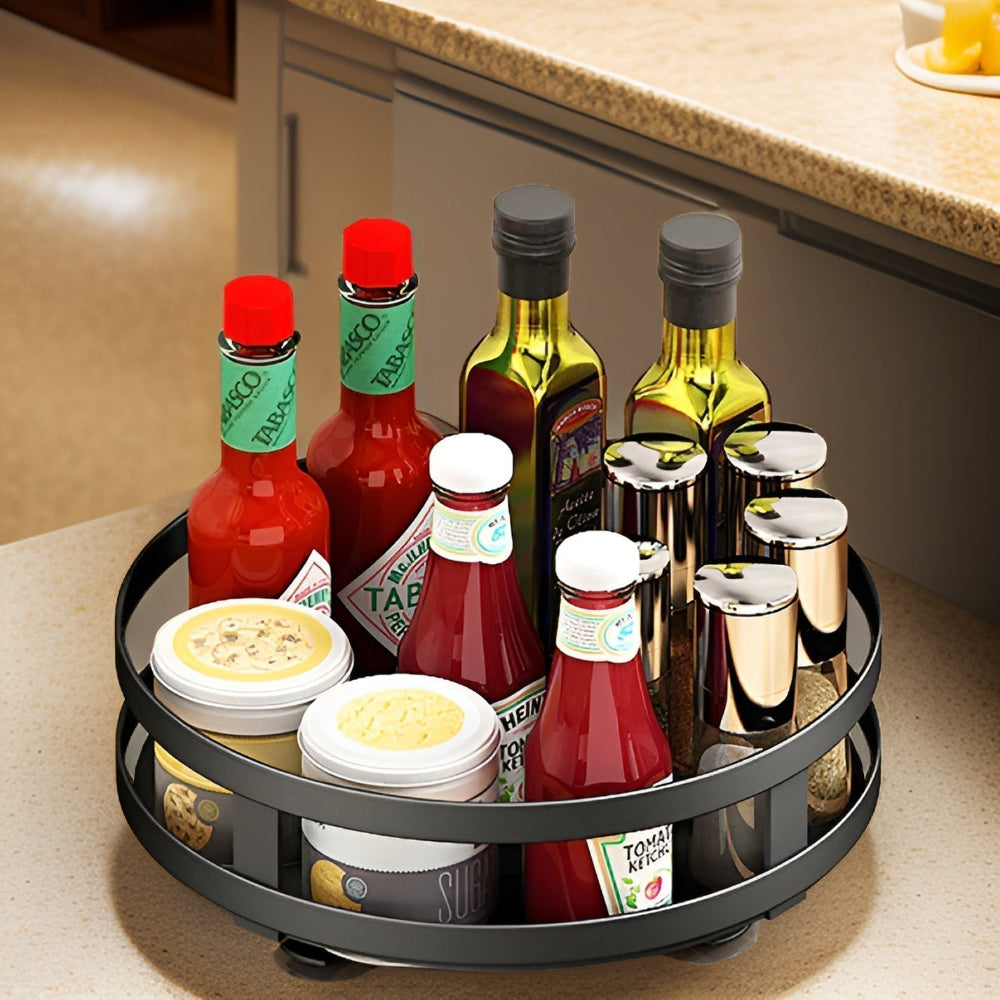 360° Rotating Spice Rack Organizer for Countertop