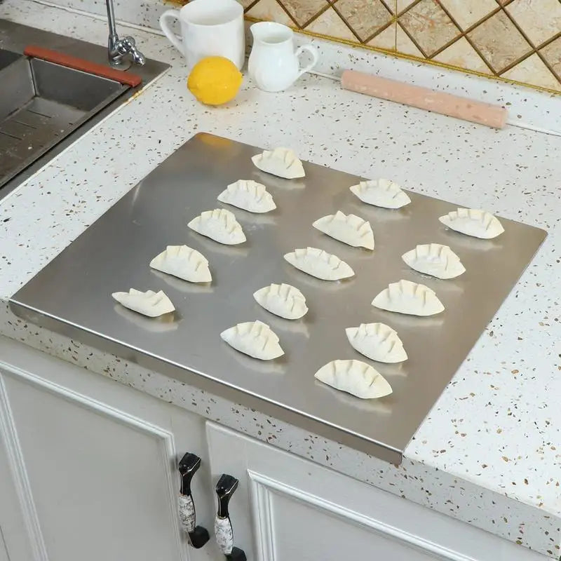 SliceGrip Stainless Steel Cutting Board with Spill Guard