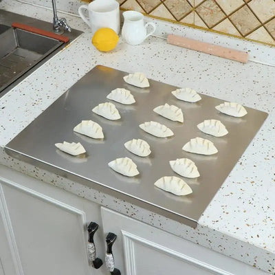 SliceGrip Stainless Steel Cutting Board with Spill Guard