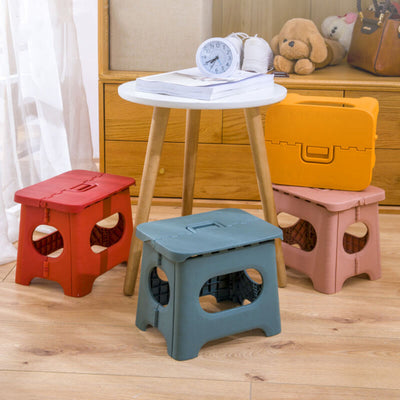 Foldable Step Stool with Handle for Adults and Kids