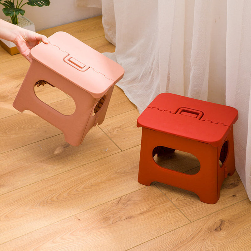 Foldable Step Stool with Handle for Adults and Kids