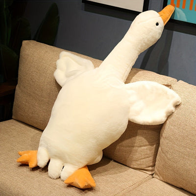 Soft Plush Duck Cuddle Mat for Kids