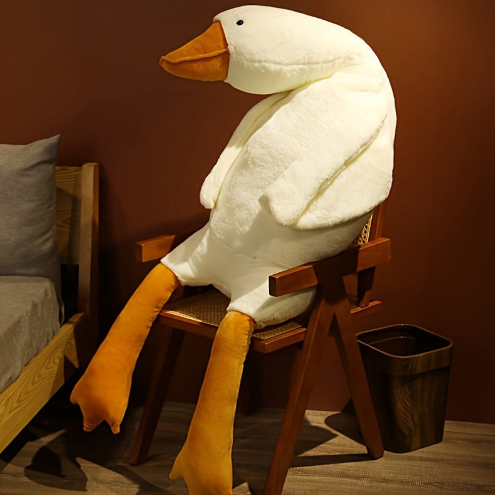 Soft Plush Duck Cuddle Mat for Kids