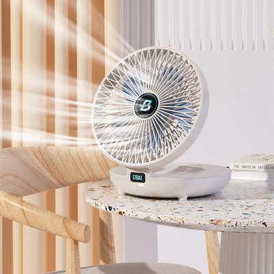 Portable Rechargeable Handheld Fan with Quiet Cooling