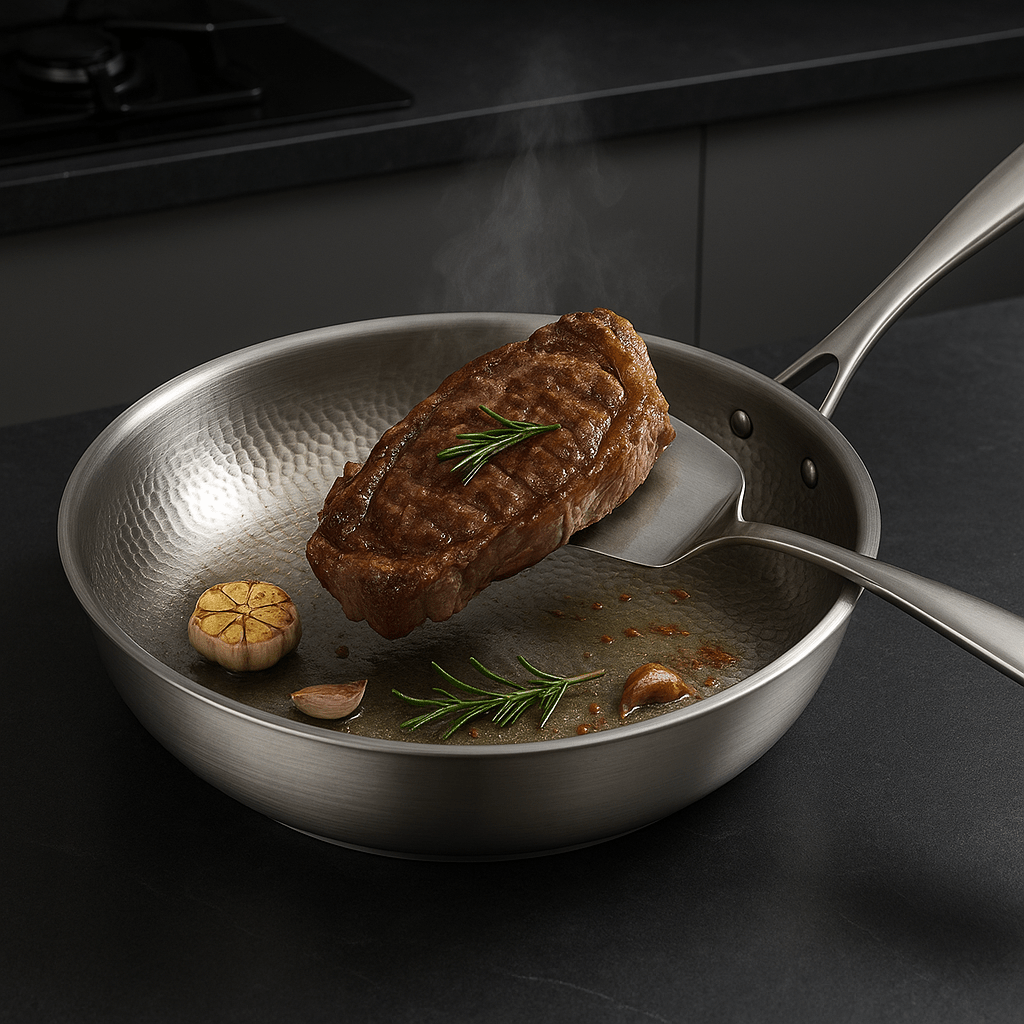 Titan Premium Titanium Non-Coated Pan for All Hobs