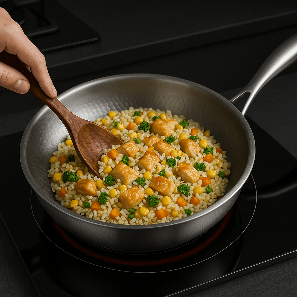 Titan Premium Titanium Non-Coated Pan for All Hobs