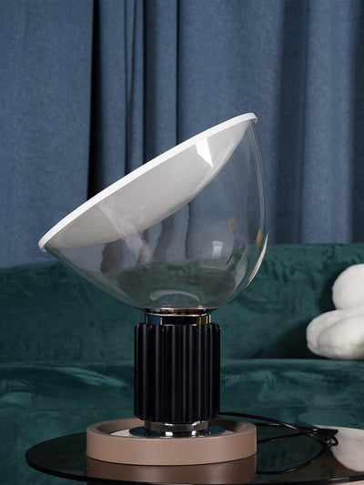 Taccia Style Table Lamp – Adjustable Glass Shade Light