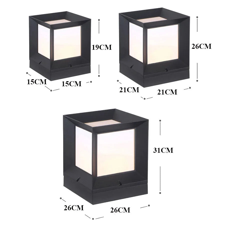 GateLume – Outdoor Pillar Lamp for Entrance Lighting