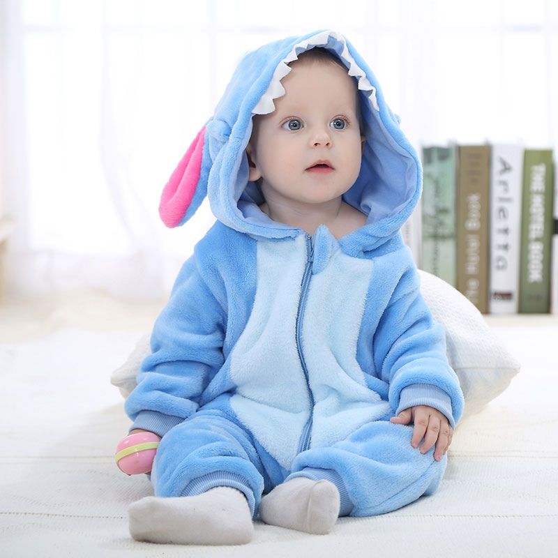 Toddler Animal Jumpsuit | Soft Cotton & Hypoallergenic Fleece Baby Onesie