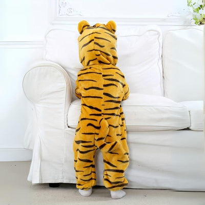 Toddler Animal Jumpsuit | Soft Cotton & Hypoallergenic Fleece Baby Onesie