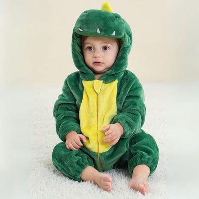 Toddler Animal Jumpsuit | Soft Cotton & Hypoallergenic Fleece Baby Onesie