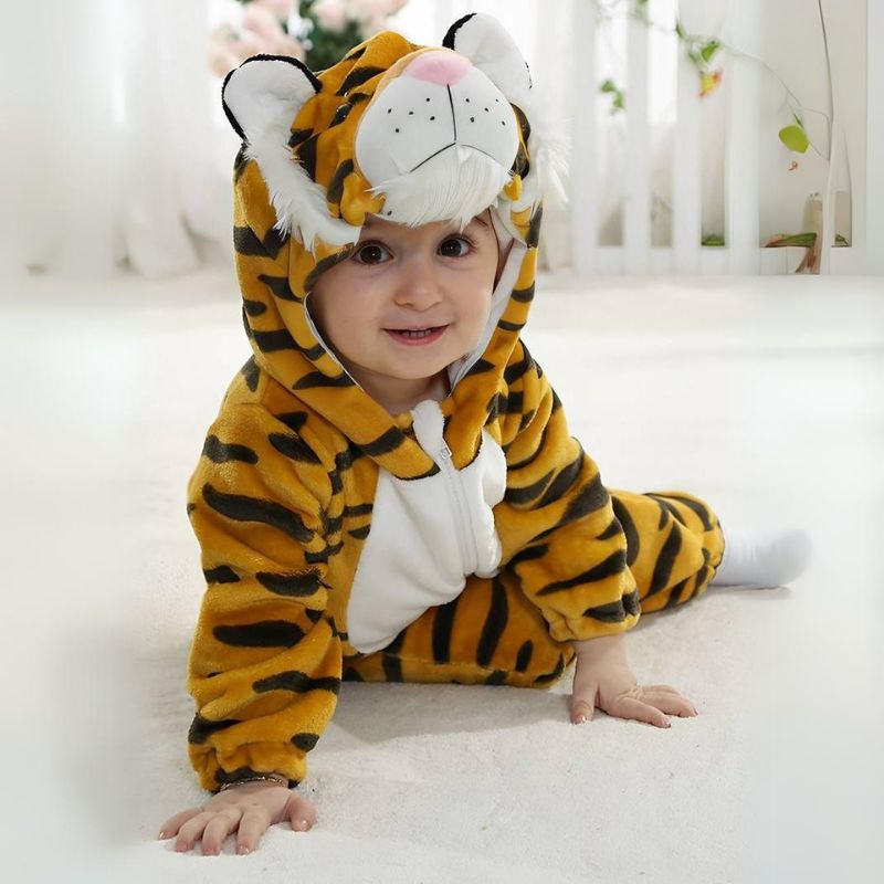 Toddler Animal Jumpsuit | Soft Cotton & Hypoallergenic Fleece Baby Onesie