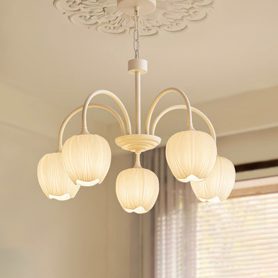 Tulip Matcha LED Chandelier Light Fixture