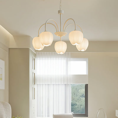Tulip Matcha LED Chandelier Light Fixture