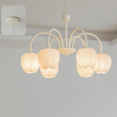 Tulip Matcha LED Chandelier Light Fixture