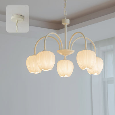 Tulip Matcha LED Chandelier Light Fixture
