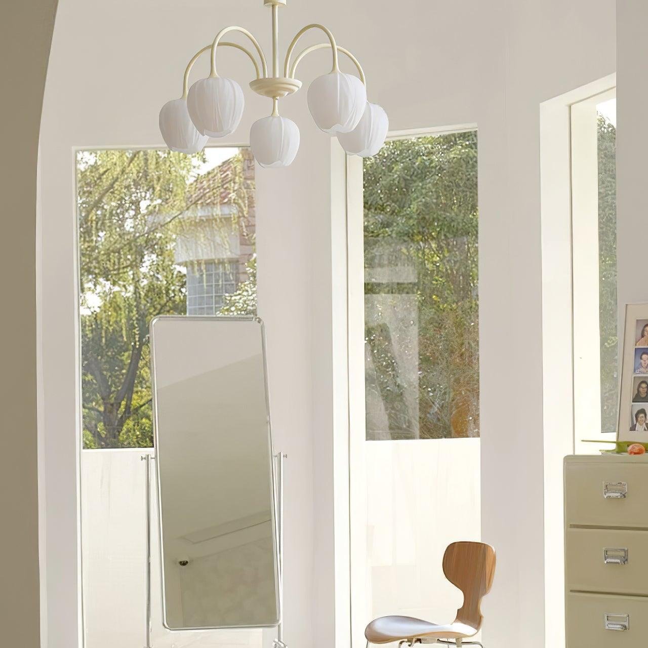 Tulip Matcha LED Chandelier Light Fixture