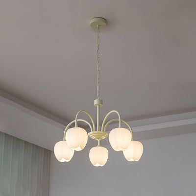 Tulip Matcha LED Chandelier Light Fixture