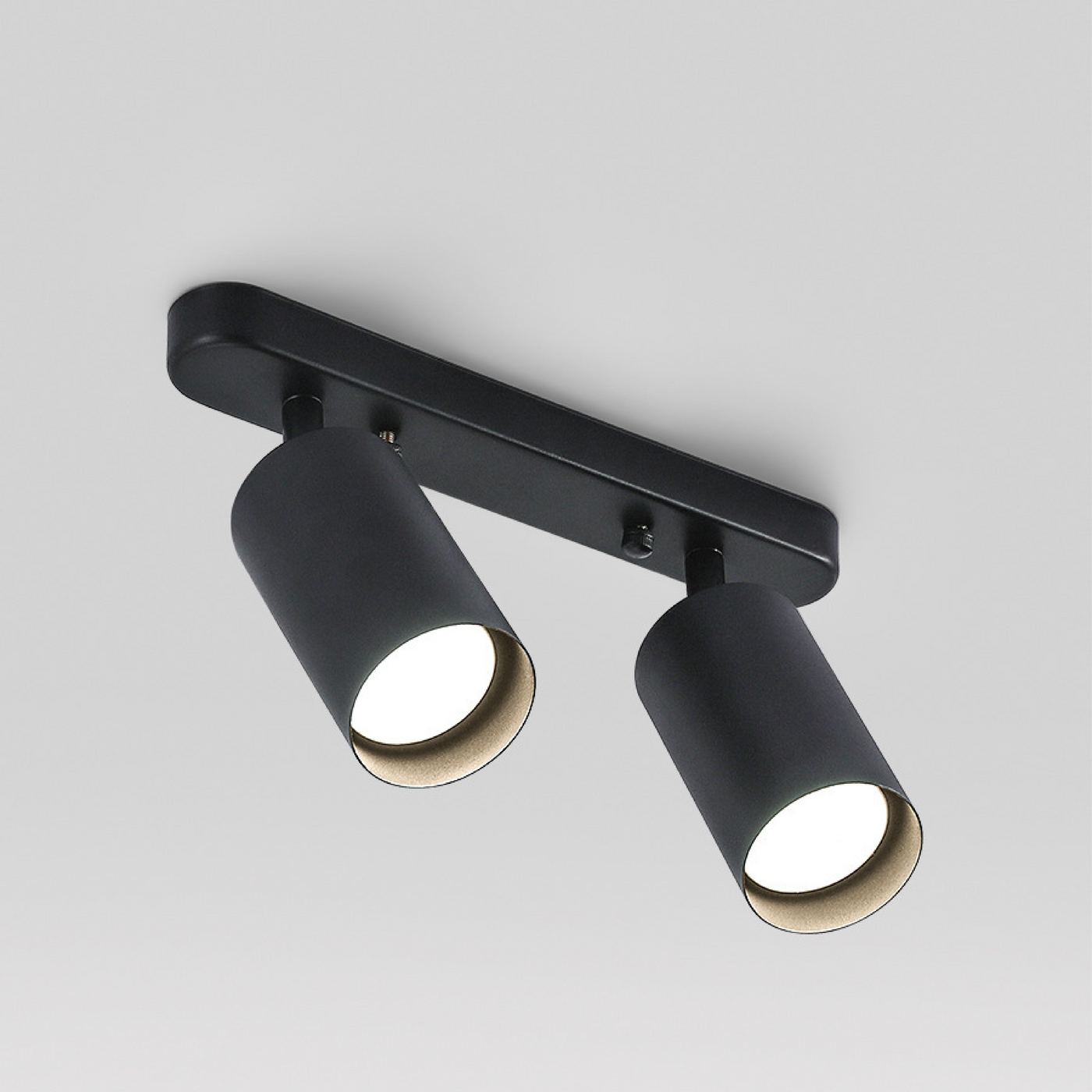 TwinGlow Rotating Ceiling Lamp – Adjustable 2-Head Modern Spotlight