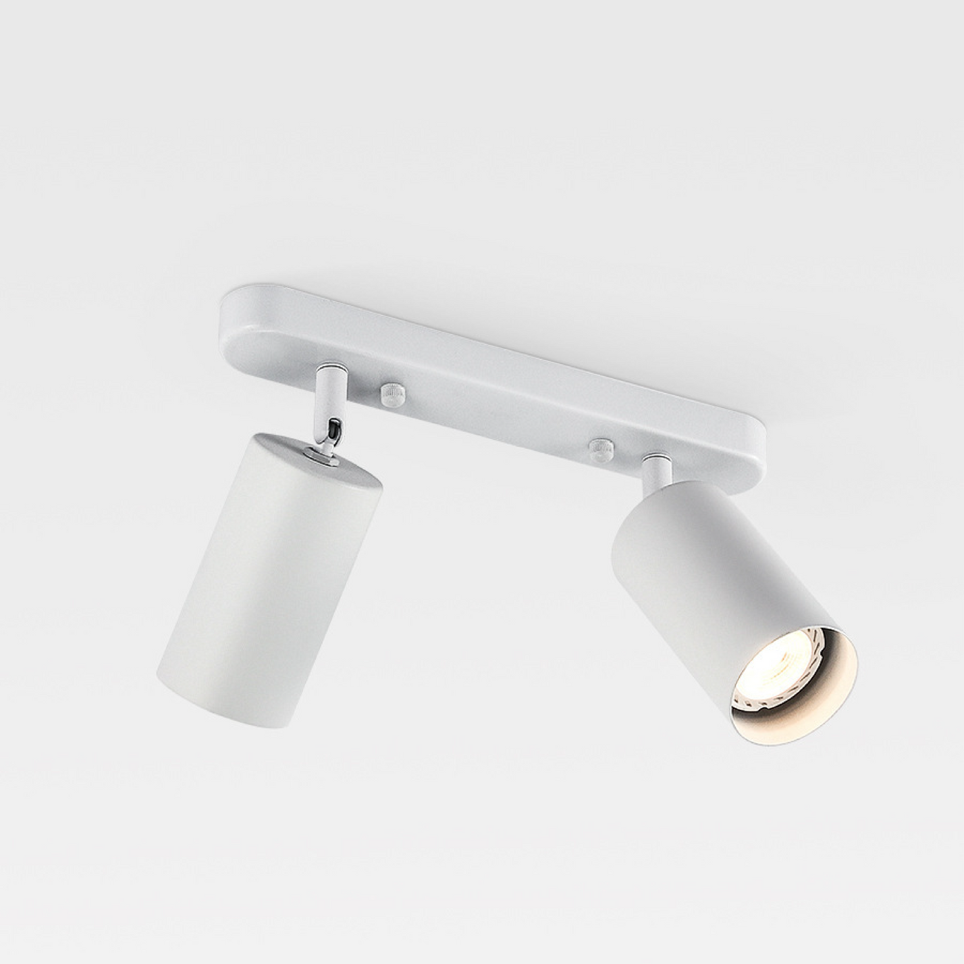 TwinGlow Rotating Ceiling Lamp – Adjustable 2-Head Modern Spotlight