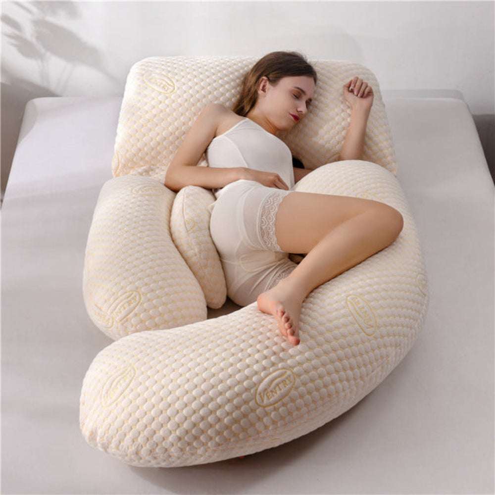 U-Shaped Pregnancy Pillow for Full Body Support