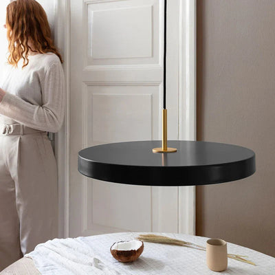 OrbitaGlow Modern UFO LED Pendant Light – Metal Fixture