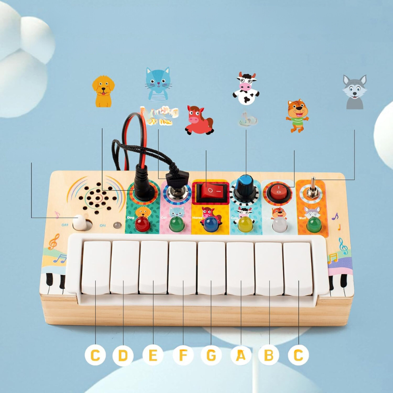 Montessori Baby Playset with Sensory Toys from 6 Months