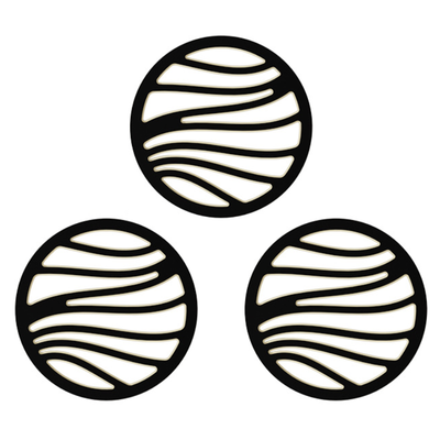Heat-Resistant Silicone Trivet Coasters – Set of 6