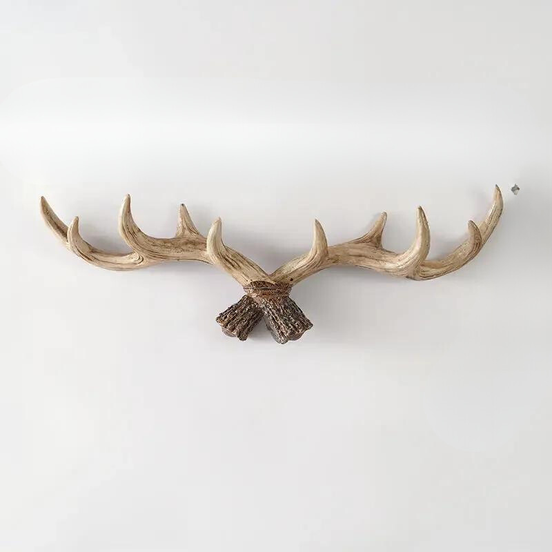 Vintage Antler Wall Hook Rustic Coat Rack
