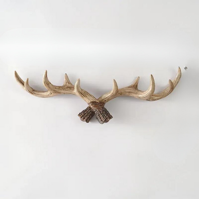 Vintage Antler Wall Hook Rustic Coat Rack