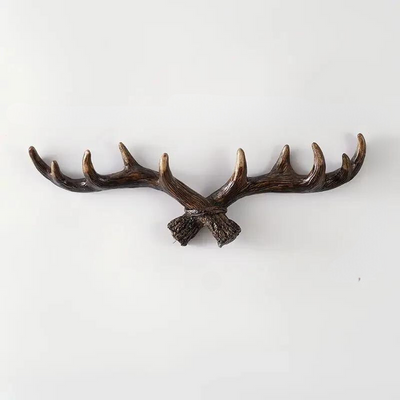 Vintage Antler Wall Hook Rustic Coat Rack