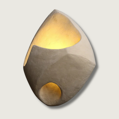 Wabi-Sabi Cement LED Wall Light