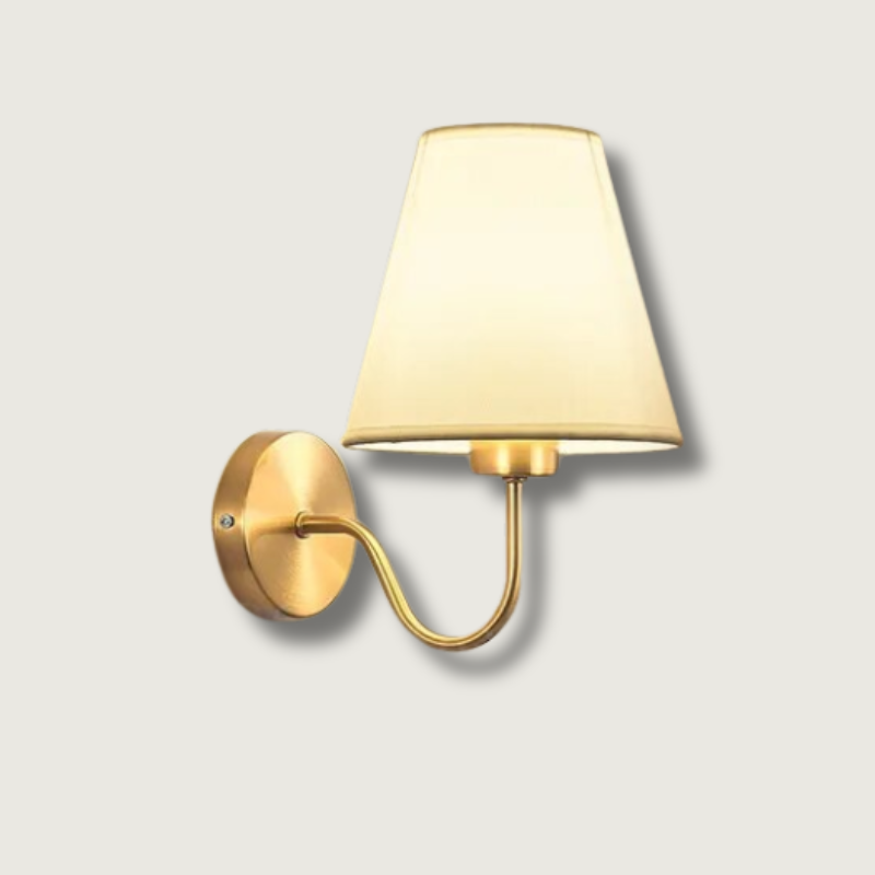 RusticHue - Fabric Wall Lamp in American Style