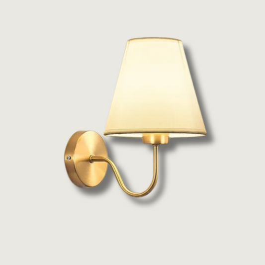 RusticHue - Fabric Wall Lamp in American Style