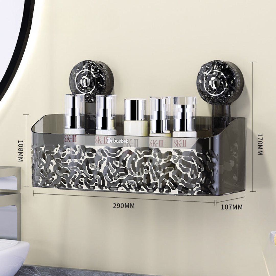 Bathroom Suction Cup Shelf – Easy Storage Solution