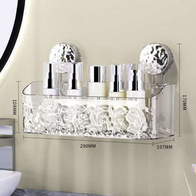 Bathroom Suction Cup Shelf – Easy Storage Solution